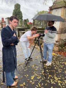 Photo De Julien Marques Dessous De Scene Bihind The Scenes Du Film Deux Corps 77 225x300